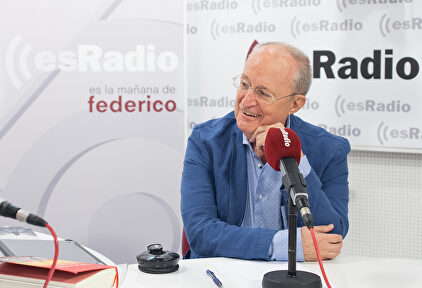 Fernando García de Cortázar, en esRadio. | David Alonso Rincón