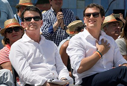 Manuel Valls y Albert Rivera, en una imagen de archivo. |  EFE