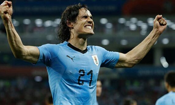 Cavani con Uruguay. |  Instagram