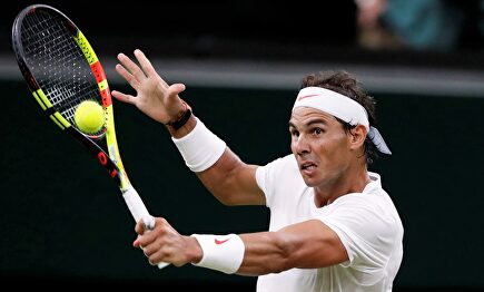 Rafa Nadal durante su último Wimbledon. |  EFE