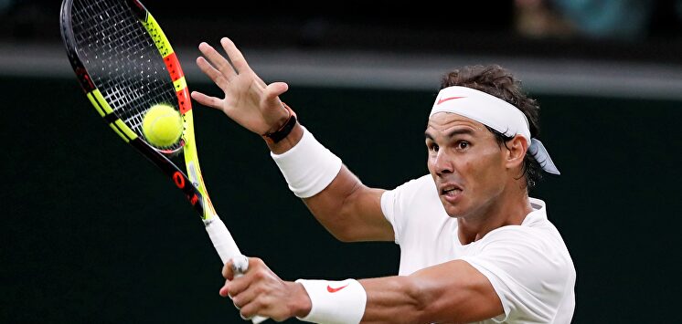Rafa Nadal durante su último Wimbledon. |  EFE