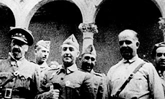 Franco, durante la Guerra Civil. | Cordon Press