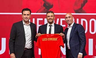 Luis Enrique, durante su presentación como seleccionador español hace un año y medio |  EFE