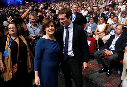 Soraya Sáenz de Santamaría y Pablo Casado, en una imagen de archivo | EFE