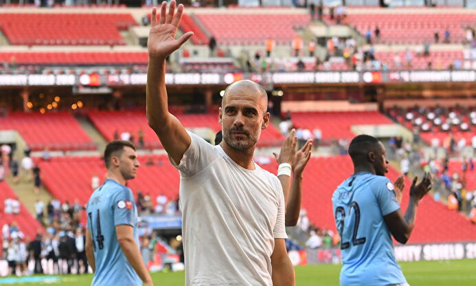 El club entrenado por Guardiola es criticado por el gobierno chino. |  EFE