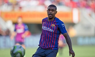 Malcom, en un partido con el Barcelona la pasada temporada. |  Cordon Press