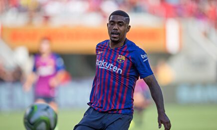 Malcom, en un partido con el Barcelona la pasada temporada. |  Cordon Press