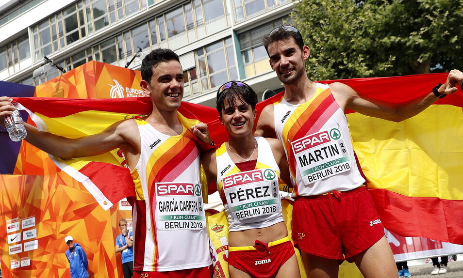 Doblete histórico en 20 km marcha 1108ATLETISMO20KMMARCHA