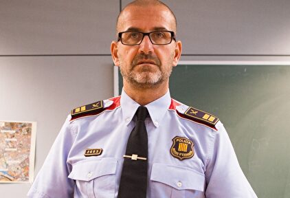 El comisario Comes, jefe de la Comisaría Superior de Coordinación Central | EFE