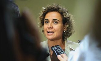 La portavoz del PP en el Parlamento Europeo, Dolors Montserrat | Twitter: @DolorsMM