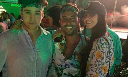 Los hermanos, de fiesta por Marbella |  Archivo