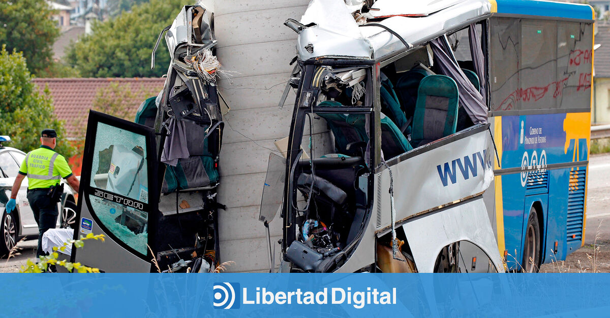 Cinco Muertos En Un Accidente De Autobús En Avilés Libertad Digital 1812