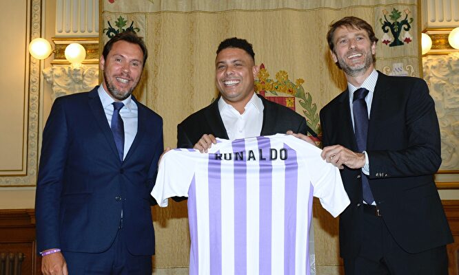 Ronaldo Nazario, presidente del Real Valladolid. | Archivo
