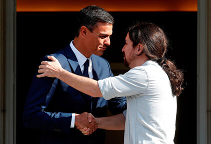 Pedro Sánchez y Pablo Iglesias en una imagen de archivo |  EFE