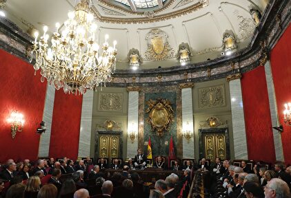 Imagen de archivo de la apertura del año judicial. |  EFE
