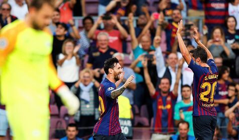 El Barcelona Abre La Champions Con Goleada Al PSV Y Hat-trick De Messi ...