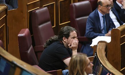 Pablo Iglesias en el Congreso |  EFE