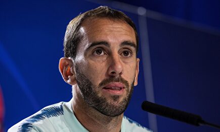 Diego Godín, en rueda de prensa. | EFE/Archivo