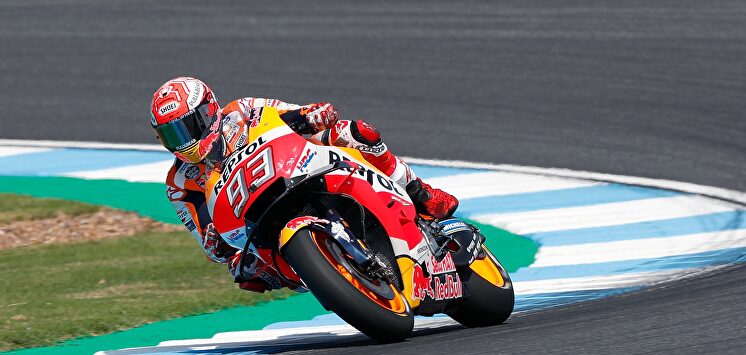 Marc Márquez, durante el GP de Tailandia de la pasada temporada. |  EFE