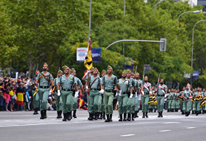 Paso de la Legión en el 12 de octubre de 2018. |  David Alonso Rincón