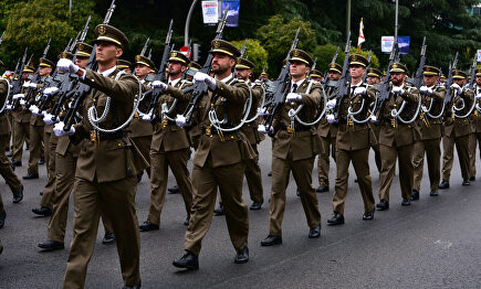 Imagen de archivo del desfile del 12-O | David Alonso Rincón