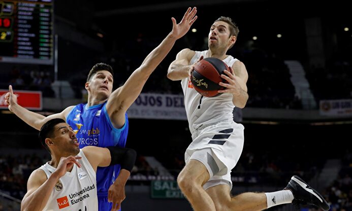 El Real Madrid se medirá al San Pablo Burgos en la fase final de la ACB. | EFE/Archivo