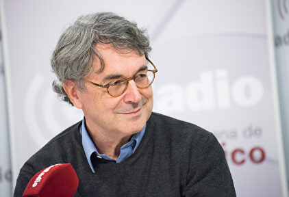 El escritor Andrés Trapiello, en esRadio. | David Alonso Rincón