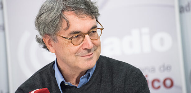 El escritor Andrés Trapiello, en esRadio. | David Alonso Rincón