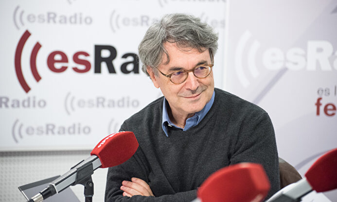 El escritor Andrés Trapiello, en esRadio. | David Alonso Rincón