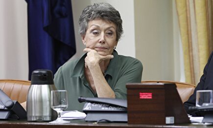 Rosa María Mateo en el Congreso en una imagen de archivo. |  Cordon Press