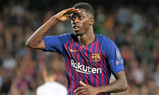 Dembelé durante un partido del Barcelona | Cordon Press