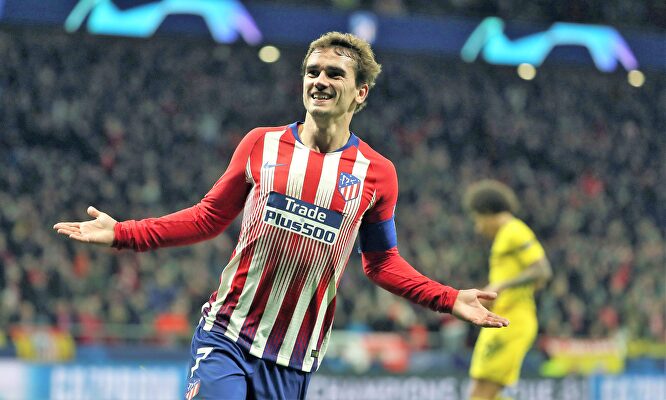 Antoine Griezmann celebra un gol con el Atlético de Madrid. |  Archivo