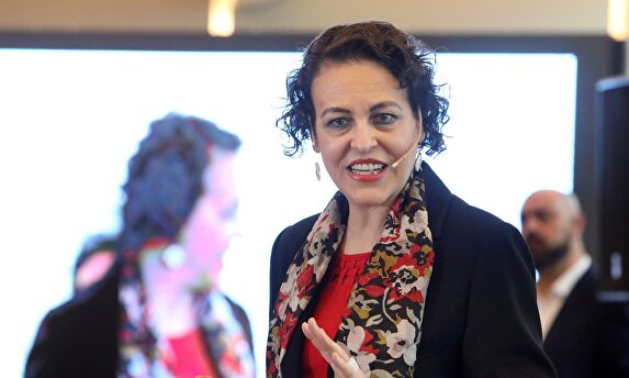 La ministra de Trabajo, Magdalena Valerio |  EFE