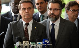 El presidente de Brasil, Jair Bolsonaro, en una comparecencia pública |  Efe