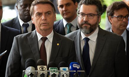 El presidente de Brasil, Jair Bolsonaro, en una comparecencia pública |  Efe