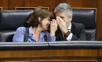 Dolores Delgado y Fernando Grande-Marlaska |  EFE.