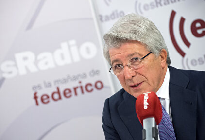 El productor cinematográfico y presidente del Atlético de Madrid, Enrique Cerezo. | David Alonso Rincón