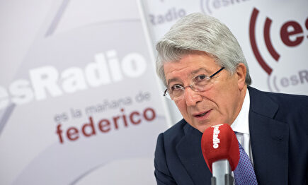 El productor cinematográfico y presidente del Atlético de Madrid, Enrique Cerezo. | David Alonso Rincón