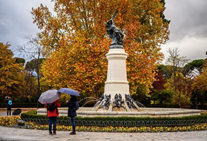Fuente del Ángel Caído del Parque del Retiro de Madrid. | David Alonso Rincón