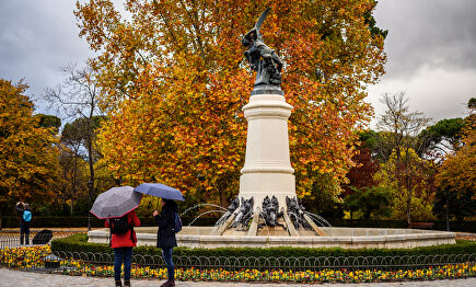 Fuente del Ángel Caído del Parque del Retiro de Madrid. | David Alonso Rincón