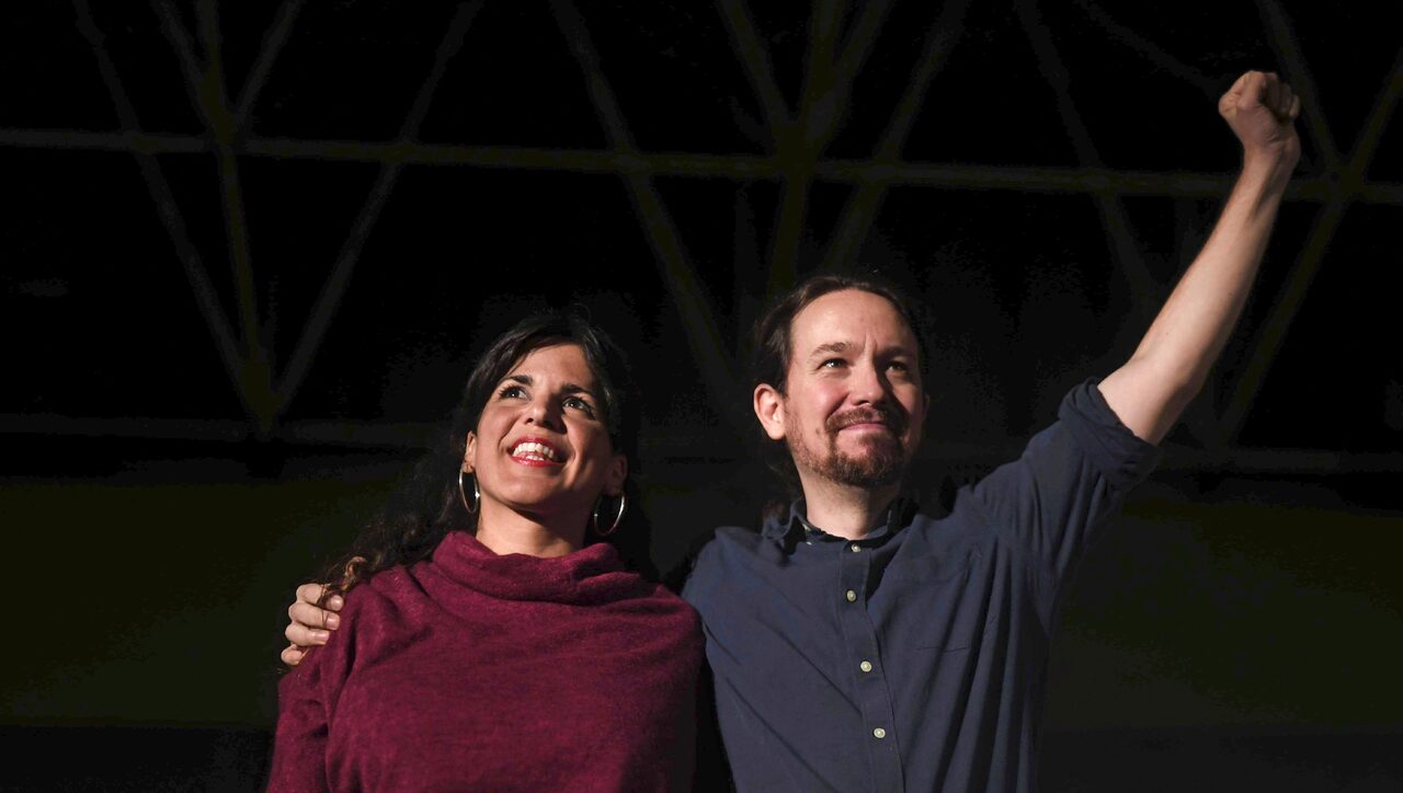 Teresa Rodríguez y Pablo Iglesias |  EFE