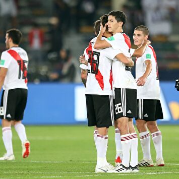 River Plate en un partido de la temporada pasada. |  EFE