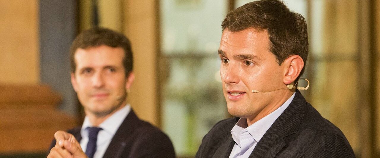 Pablo Casado y Albert Rivera |  Cordon Press