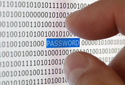 Imagen de una filtración de datos. | Alamy