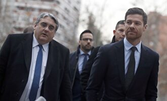 Xabi Alonso el pasado mes de enero yendo a declarar. |  EFE