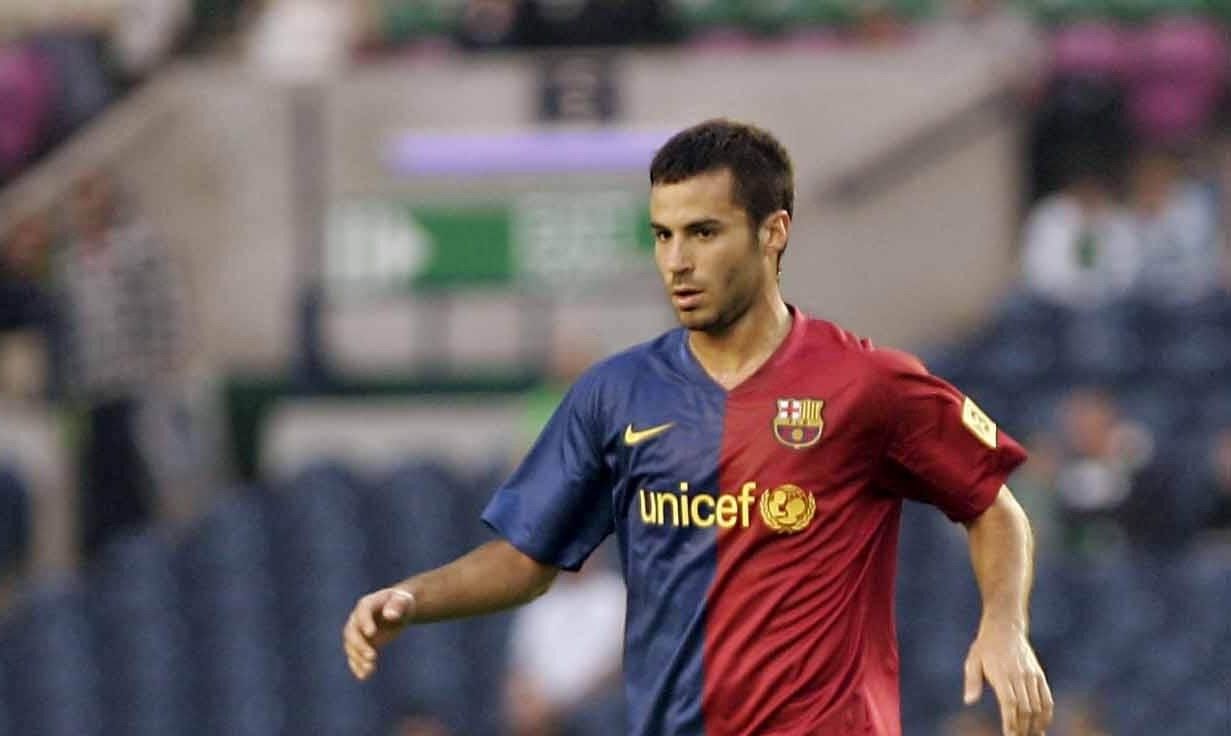 Marc Crosas con Barcelona en entrenamiento