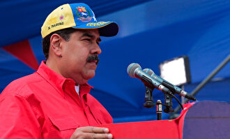 Maduro, en un acto público reciente. |  EFE