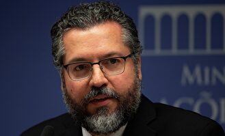 El canciller brasileño, Ernesto Araújo. | EFE