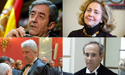 Los fiscales del Tribunal Supremo Javier Zaragoza, Consuelo Madrigal, Fidel Cadena y Jaime Moreno |  Cordon Press