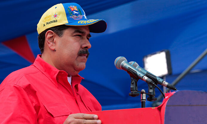 Maduro, en un acto público reciente. |  EFE